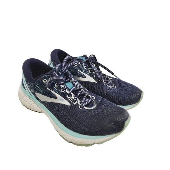 Brooks Ghost‎ 11 Running Shoes Womens Navy Grey Blue Size 8.5 - Picture 12 of 13